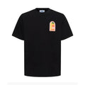 Casablanca Gradient Arch Design Black T-shirt