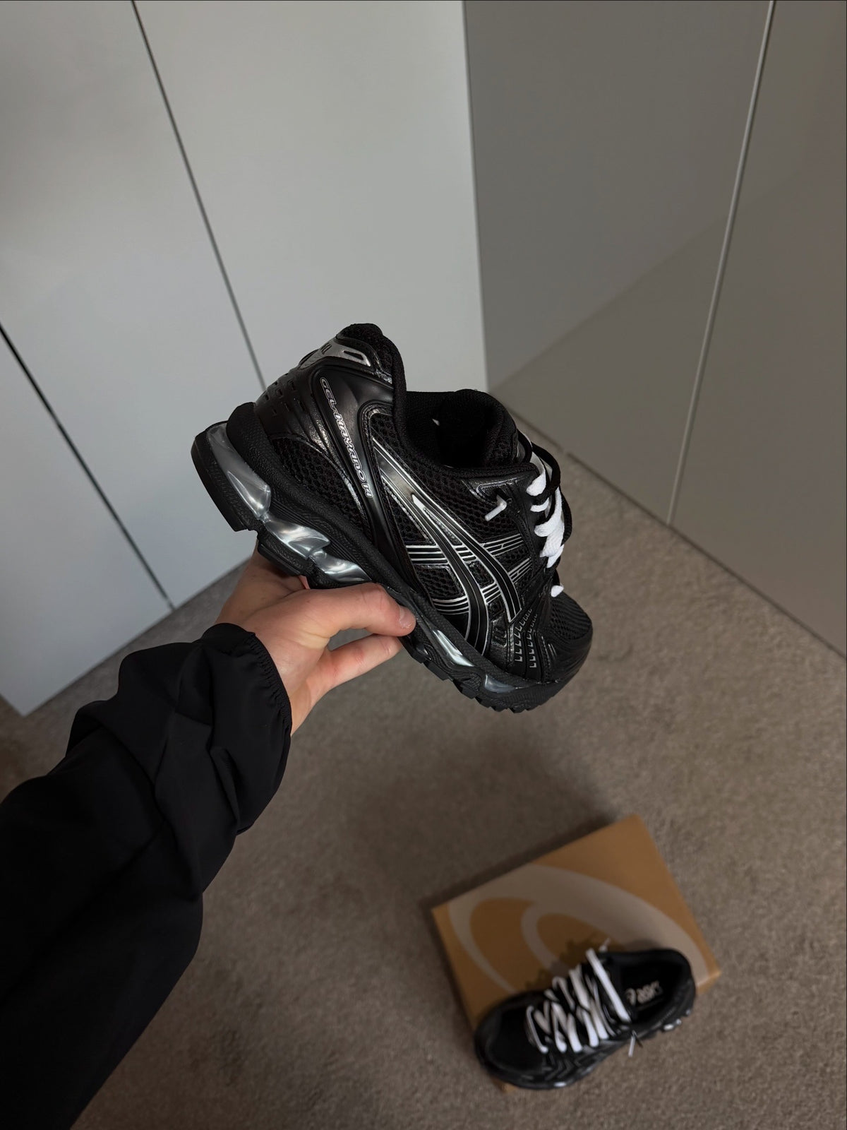 Asics Gel Kayano 14 Black Pure Silver