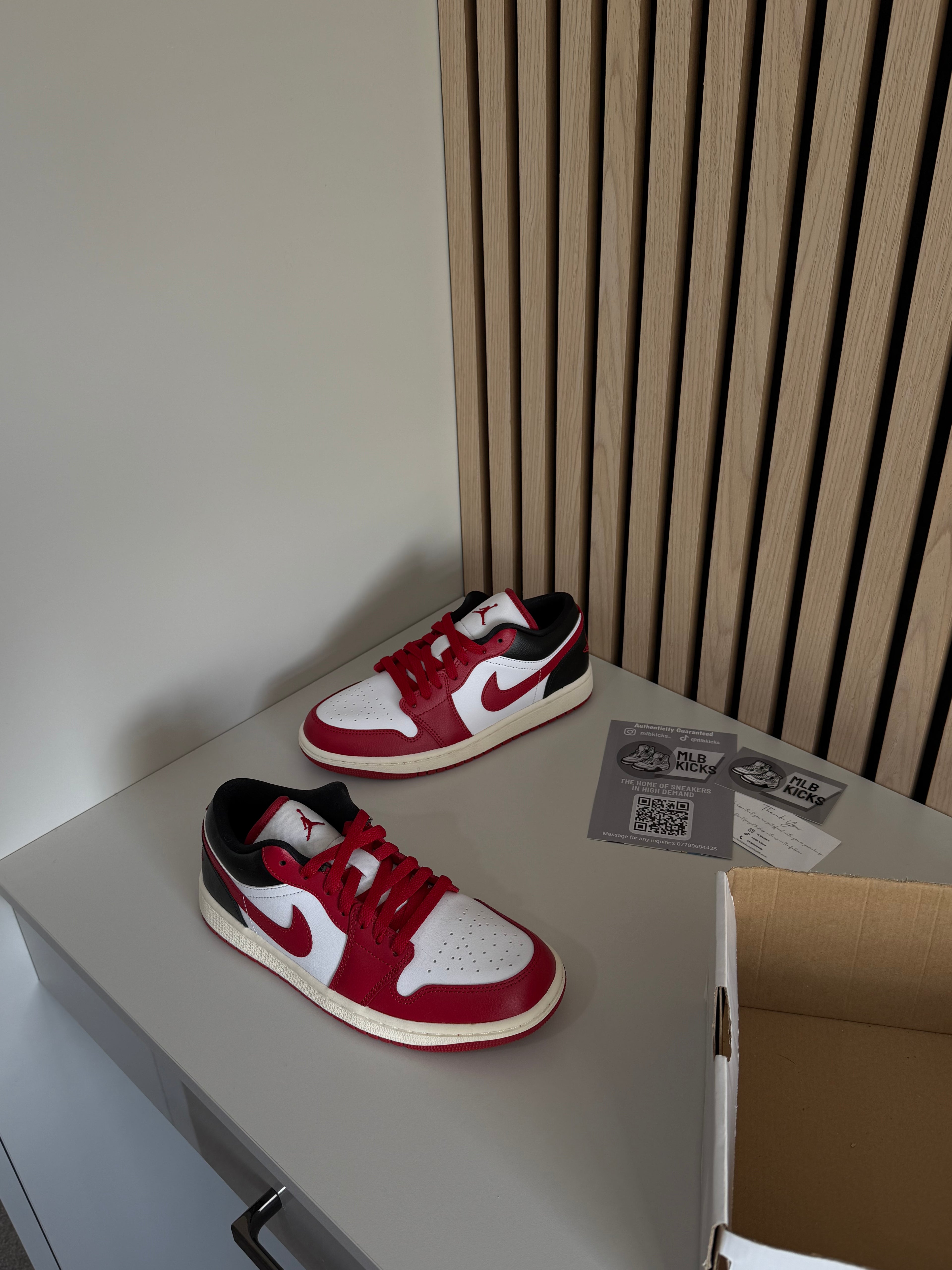 Jordan 1 Low ‘Red/White/Black’