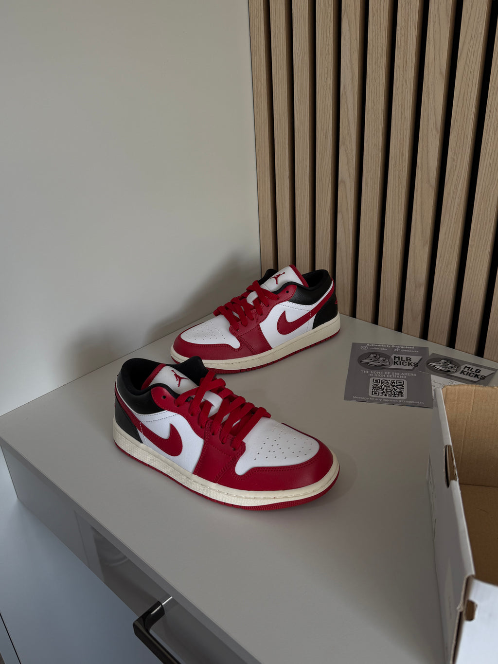 Jordan 1 Low ‘Red/White/Black’