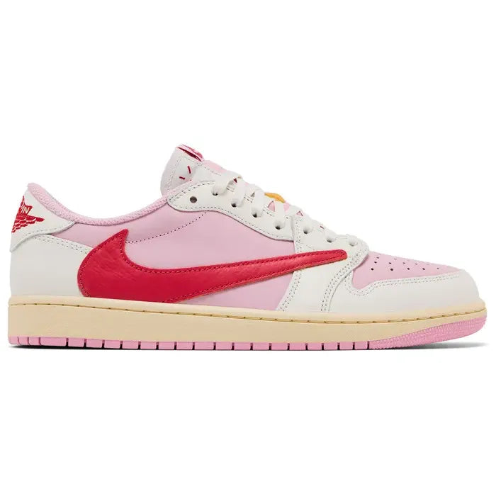 Air Jordan 1 Retro Low OG SP Travis Scott Sail Tropical Pink