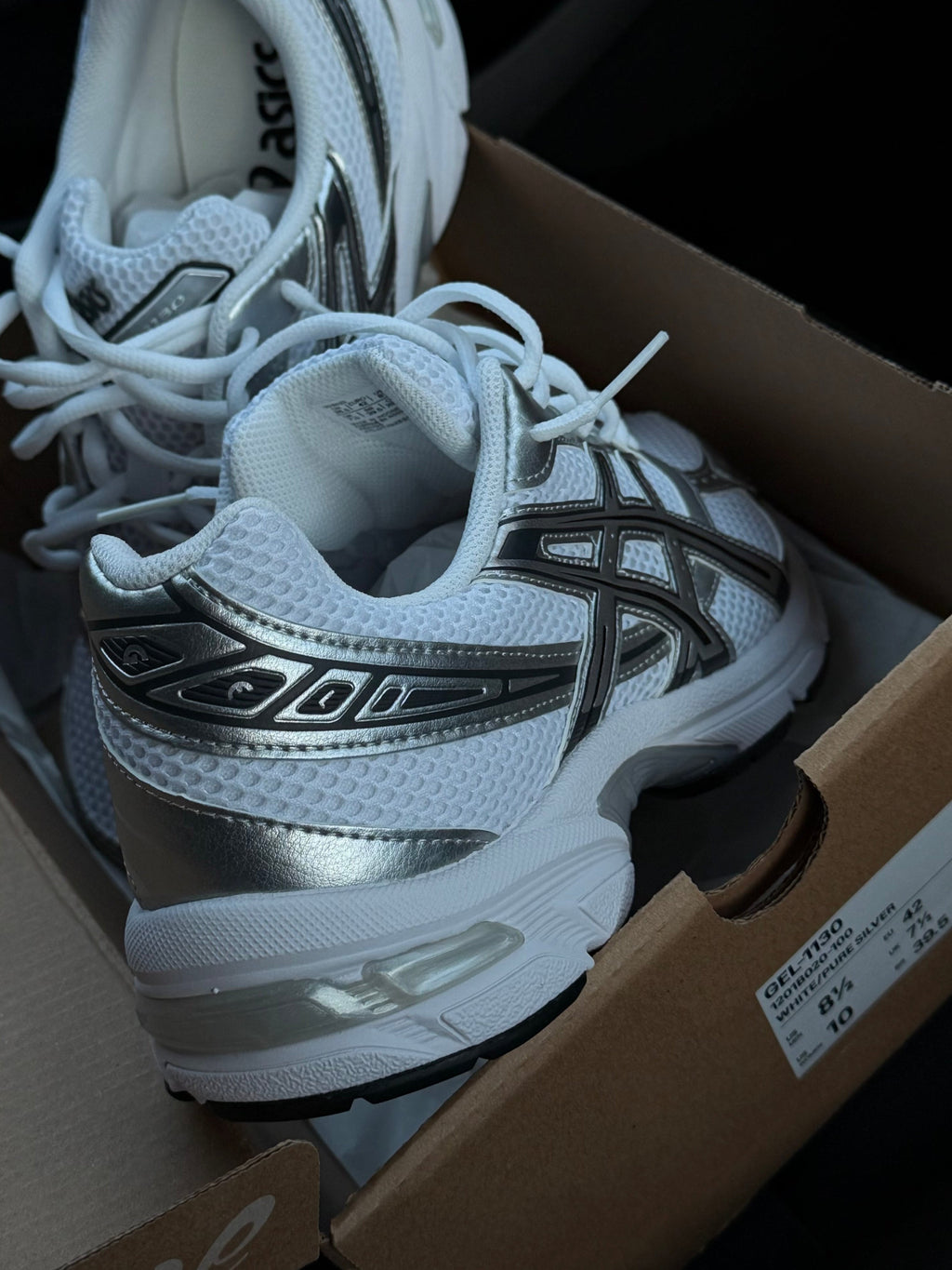 ASICS Gel 1130 White Pure Silver Sale